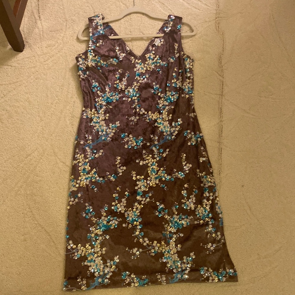 Sequins with very soft velvet background gorgeous on